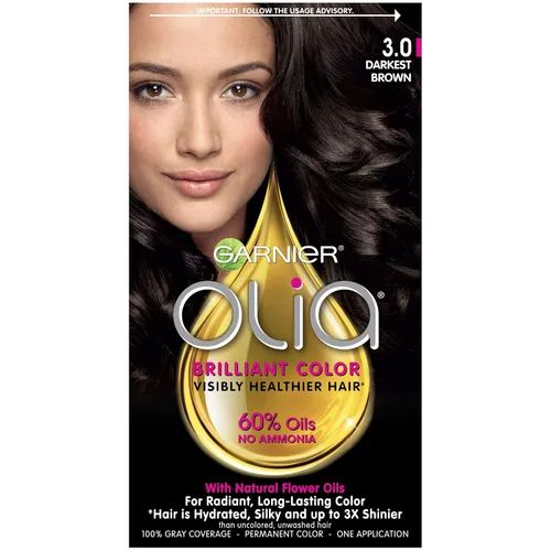 Vista 37 de Garnier Olia Tinte de cabello sin amoníaco [5.60] rojo granate medio, 1 unidad 5.6 Rojo granate medio