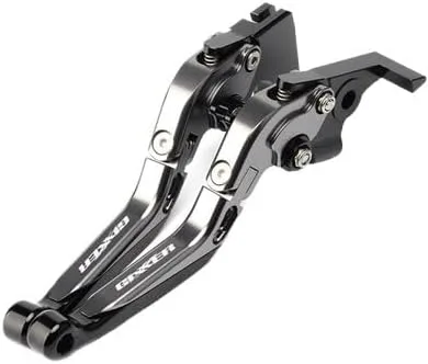 Vista 7 de F - Palancas de embrague de freno plegables ajustables y extensibles para motocicleta Suzuki GIXXER 250 SF 250SF 150 125 2020-2023 Y (color negro)