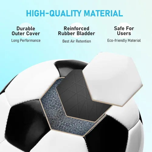 Vista 3 de Balón de fútbol para niños pequeños, tamaño 2, pelota pequeña y suave para niños de 1 a 5 años, juguete deportivo de dibujos animados para niños