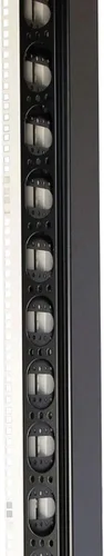 Vista 4 de Administrador de cable de acero vertical de 42 U para gabinetes de estantes de servidores una pieza