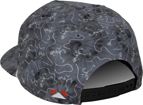 Vista 7 de Paramount Outdoors Lengua de trucha Pesca con mosca Trucha Marrón Trucha 6 paneles Tapa de cuerda Gorra de pesca con mosca