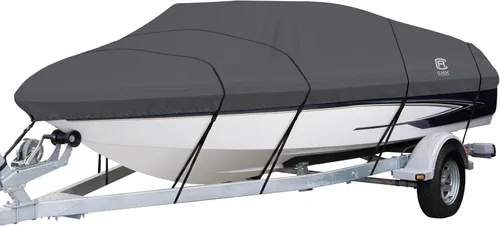 Vista 11 de Classic Accessories StormPro - Funda para lancha de servicio pesado, se adapta a lanchas de 12 pies a 14 pies de largo x 68 pulgadas de ancho