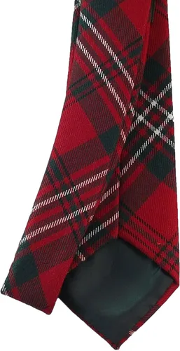 Vista 2 de I Luv Ltd Corbata de cuello para caballero Scott Red Modern Tartan Ligero Corbata de clan escocés, Scott Rojo Moderno