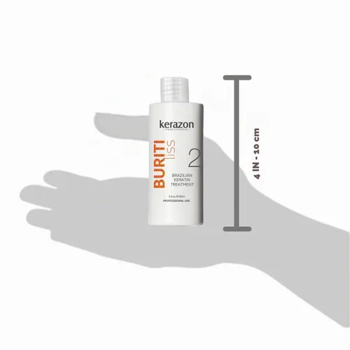 Vista 7 de Tratamiento de queratina brasileña Kerazon Buriti Liss, 2 fl oz 2.0 fl oz - Para todo tipo de cabello (paquete de 1)