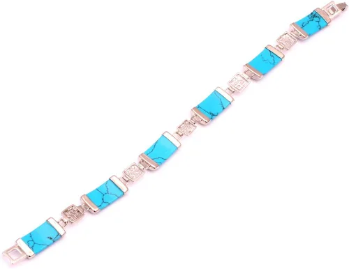 Vista 3 de JOE FOREMAN Buddhism Wish - Pulsera plateada para mujer y niña, 7 pulgadas