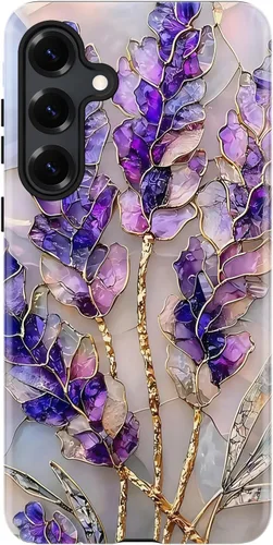 Vista 15 de DorisMax Funda para Samsung Galaxy S24 Plus, bonita funda floral estética
