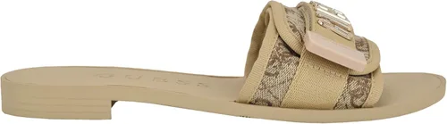 Vista 6 de GUESS Women's Elyze Logotipo dorado/marrón 710