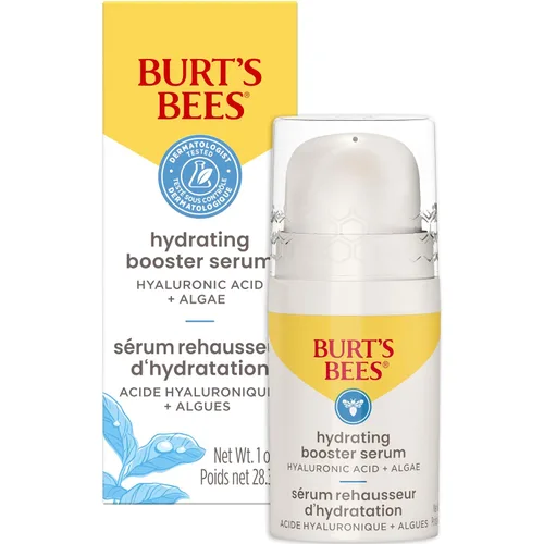 Vista 12 de Burt's Bees Suero facial de té verde, protege y mejora el tono de la piel con té verde rico en antioxidantes y loto, iluminador y reafirmante