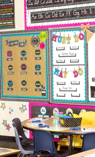 Vista 5 de Teacher Created Resources, mini tablero de anuncios para trabajos en el aula, pizarras.