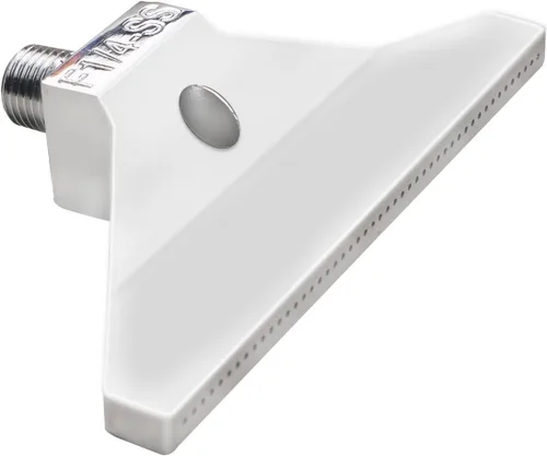 Vista 11 de Boquilla plana de acero inoxidable rosca macho 1/4 "BSPT boquilla de gas, cuchillo de aire, boquilla de soplado de polvo de 22 agujeros, soplador
