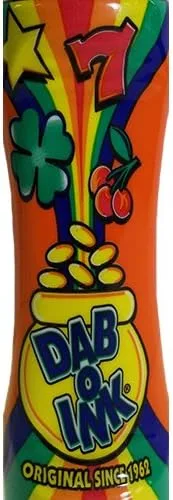 Vista 2 de Dab-O-Ink Una docena de 3 oz Orange Bingo Dauber