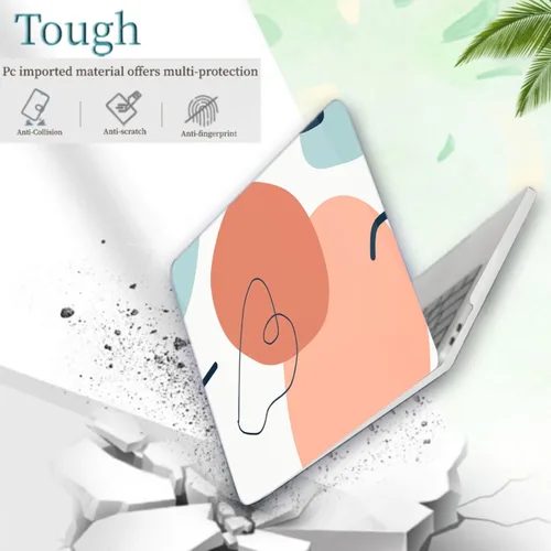 Vista 5 de Funda rígida ligera compatible con MacBook Pro de 13 pulgadas CD-ROM (2008-2012) modelo A1278, funda rígida protectora de plástico