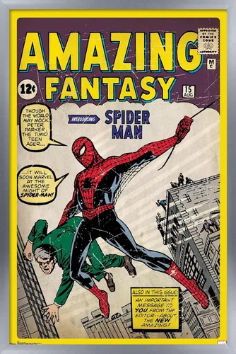 Vista 6 de Trends International Póster de pared de Marvel Comics-Spider-Man, 24 x 36 pulgadas, versión premium sin marco, dormitorio