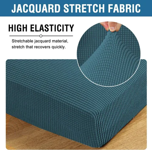 Vista 183 de H.VERSAILTEX Fundas de Cojín de Asiento Individuales Super Elásticas Fundas de Sofá Fundas de Cojín de Sofá Fundas Deslizables Juegos Tela de Sarga