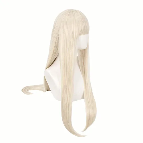 Vista 3 de Anime Kakegurui Yomozuki Runa Cosplay peluca con casquillo de peluca gratis