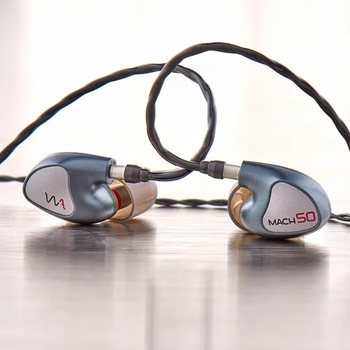 Vista 5 de Westone Audio IEM universal MACH 50 IEM de 3 vías, 5 controladores, gris, negro