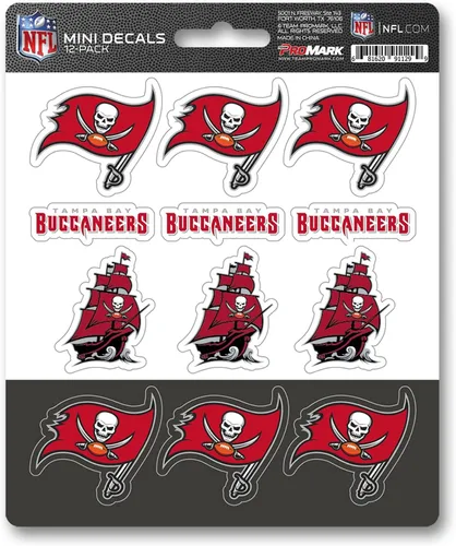 Vista 11 de FANMATS NFL - Mini calcomanías unisex para adolescentes de la NFL, paquete de 12