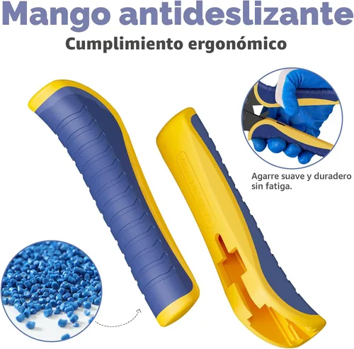 Vista 6 de haisstronica Pelacables y herramienta de prensado, herramienta de pelacables automático AWG 24-10 con crimpadora de cables de trinquete AWG 22-10