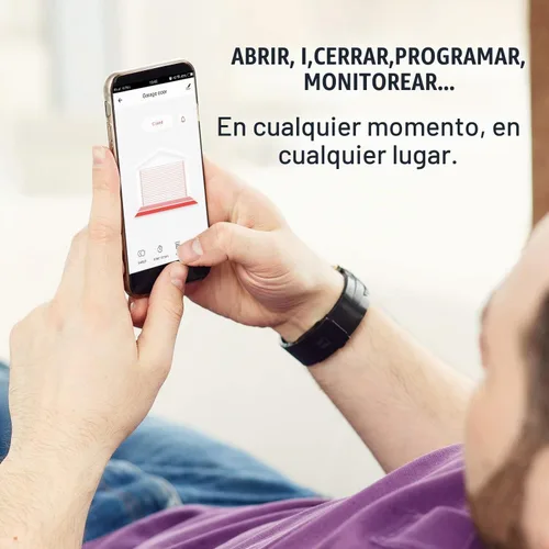 Vista 2 de AGSHOME - Control remoto inteligente wifi para apertura de puerta de garaje, control por aplicación, compatible con Alexa, Google Assistant,