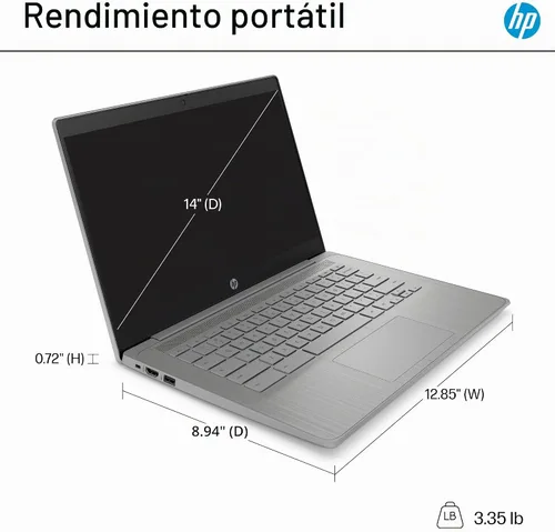 Vista 6 de Computadora portátil HP de 14" para estudiantes, edición 2026, procesador