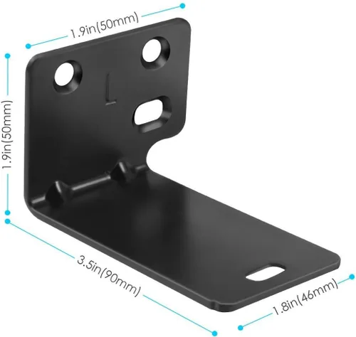 Vista 5 de Dinghosen Soporte de pared para barra de sonido debajo de TV, para Samsung, Sony, LG, Vizio, Bose, Onn, JBL, Polk Audio, TCL, Yamaha, Sonos, RCA