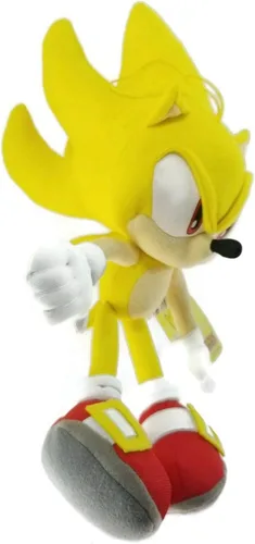 Vista 2 de Great Eastern GE-8958 Sonic The Hedgehog Plush - Super Sonic, 12 pulgadas