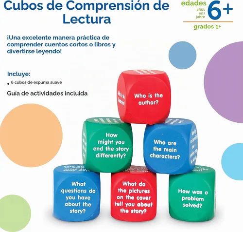 Vista 6 de Cubos de recursos de aprendizaje para comprensión de lectura