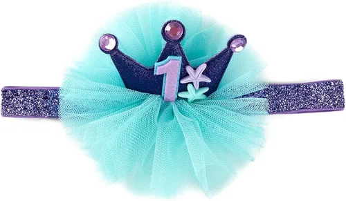 Vista 3 de First 1st Birthday Girl Outfit Baby Mermaid Party Tutu Skirt