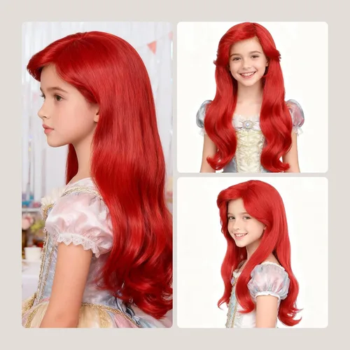 Vista 5 de HairWiz - Pelucas de cabello sintético rizado y ondulado para mujer (mezcla (estilo 2)) Sirena (Estilo 2)
