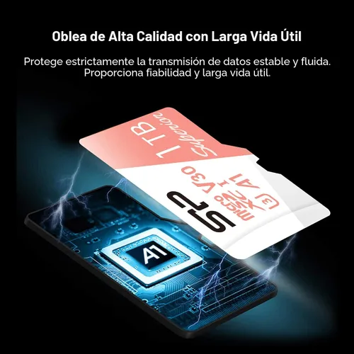 Vista 4 de SP Silicon Power 1TB Micro SD Card U3 Compatible con Nintendo-Switch, Tarjeta de Memoria MicroSD SDXC microsdxc de Alta Velocidad con Adaptador