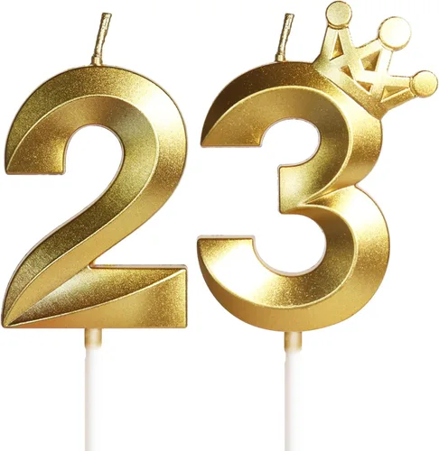 Vista 15 de Velas de cumpleaños número 10 para pastel, velas de oro rosa número 10 con corona, diseño 3D, decoración de pastel de cumpleaños para niñas