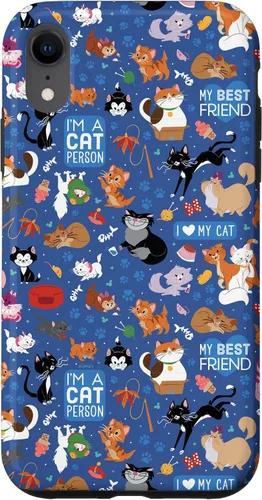 Vista 25 de Disney Carcasa para iPhone 17, diseño de gatos I Love My Cat
