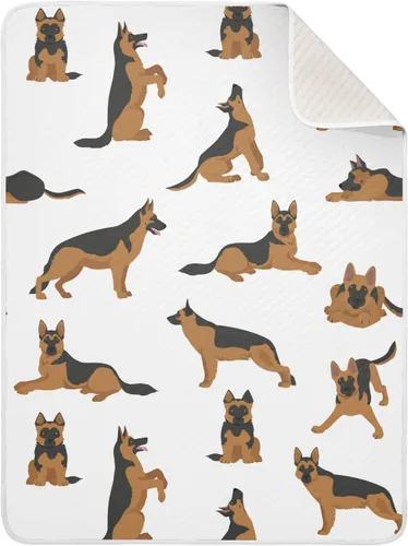 Vista 22 de Manta de envoltura para ejercicios de Doberman de algodón para bebés, manta de recepción, manta suave y ligera para envolver para cuna, cochecito