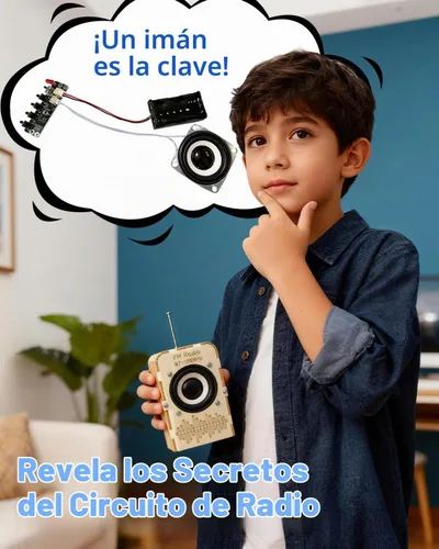 Vista 6 de Kits de ciencia para niños de 8 a 12 años de 12 a 14 años, kit de radio