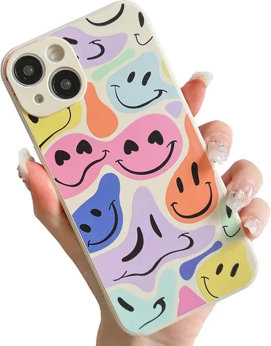 Vista 30 de Bonita funda divertida para teléfono compatible con iPhone 11, fundas femeninas de silicona líquida, goma de gel suave de dibujos animados, forro