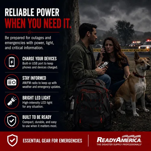 Vista 7 de Ready America Linterna de emergencia.