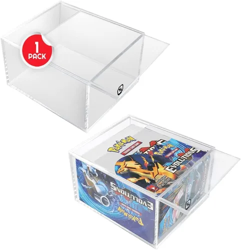 Vista 10 de Cajas de exhibición acrílicas para paquete especial de cajas de booster japonesas pequeñas, Pack de 1