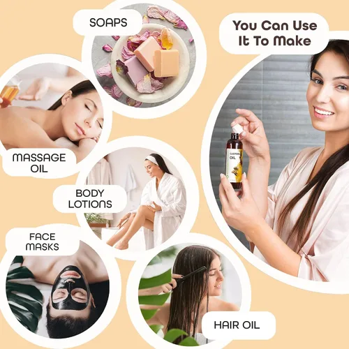 Vista 3 de Aceite de ricino, el mejor aceite portador, de 4 onzas, el mejor humectante para la piel y el cabello, acondiciona pestañas y el crecimiento