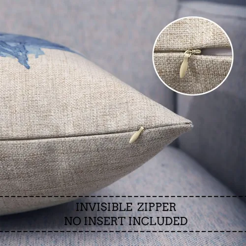 Vista 5 de Fundas de almohada navideñas de 18 x 18 pulgadas, decoración navideña para el hogar, funda de cojín decorativa para sofá, sofá, retro, Navidad
