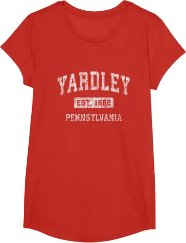 Vista 55 de Yardley Pennsylvania PA - Camiseta de manga corta, diseño deportivo