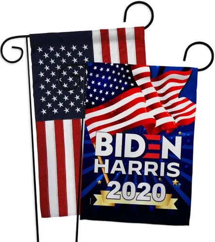 Vista 12 de Biden Harris Flag Vote President 2020 - Juego de banderas para casa de jardín, demócrata patriótico, republicano, fiesta de té, bandera