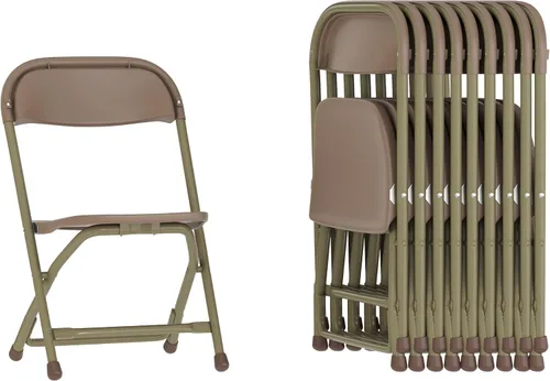 Vista 21 de Flash Furniture Paquete de 2 sillas plegables de plástico negro para niños