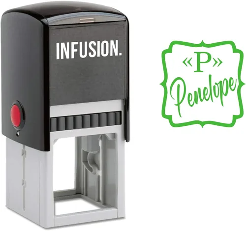 Vista 9 de Infusion Sello con nombre de niño autoentintado para niños (Bee Great)