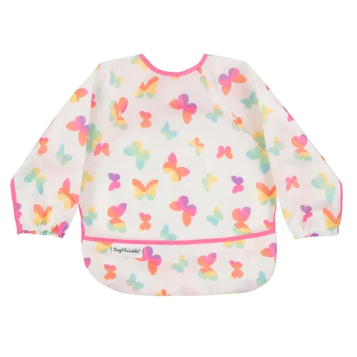 Vista 34 de Tiny Twinkle - Babero a prueba de suciedad para bebés y niños pequeños, bonito, de manga larga, impermeable, lavable a máquina, cierre a prueba