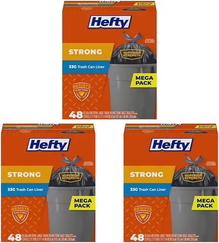 Vista 3 de Bolsas Hefty Resistentes para Césped y Hojas, 39 Galones, 18