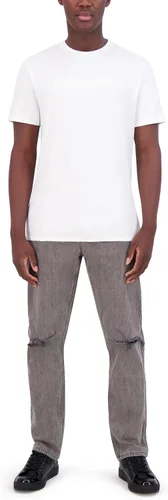 Vista 2 de Karl Lagerfeld Paris Mens Soft Crew Neck Tonal Logo Short Sleeve T-Shirt