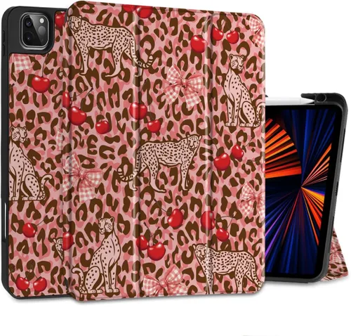 Vista 13 de DONGKE Funda protectora delgada para iPad Pro 2022/2021/2020/2018 de 11 pulgadas de generación 4/3/2/1 - Funda protectora delgada - Soporte