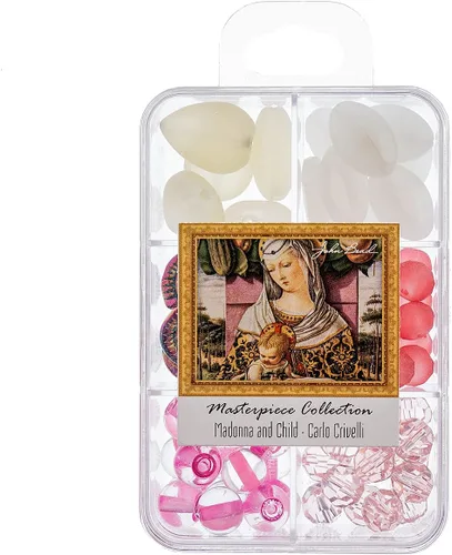 Vista 14 de John Bead Masterpiece Collection - Caja de cuentas de vidrio con mezcla de 3.00 oz A Bar en The Folies-Bergère - Edouard Manet Un bar