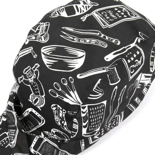 Vista 2 de KESYOO - Gorro de cocina para camarero, diseño creativo