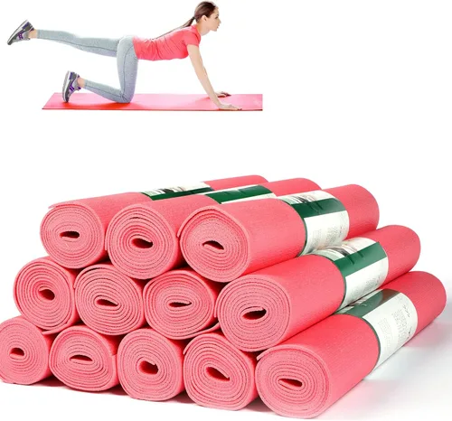 Vista 11 de Amylove 12 alfombrillas de yoga a granel de 68 x 24 x 0.12 pulgadas, antideslizantes, para mujeres y hombres, entrenamiento en casa, gimnasio, yoga